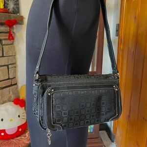 Liz Claiborne Black Shoulder Purse